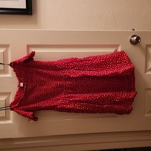 H&M red polka-dot dress